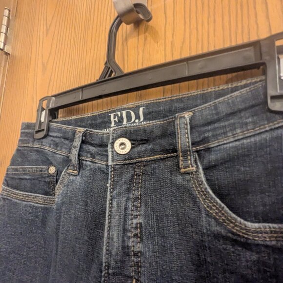 French Dressing Jeans Peggy High Rise Dark Wash Straight Leg Jeans-Size 2 P - Picture 2 of 4